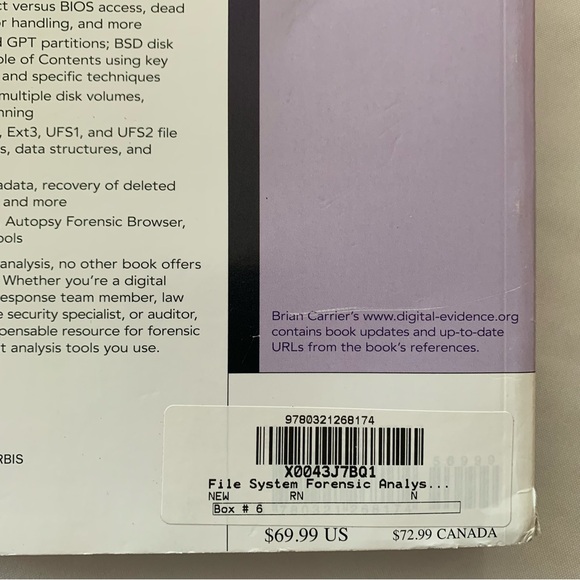 File system forensic analysis book - Picture 9 of 11